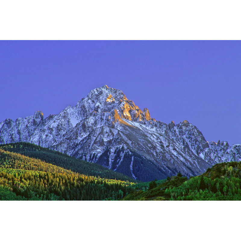 Mountain Landscape by Amygdala_imagery - Wrapped Canvas Print, 61cm H x 91cm W x 3.8cm D