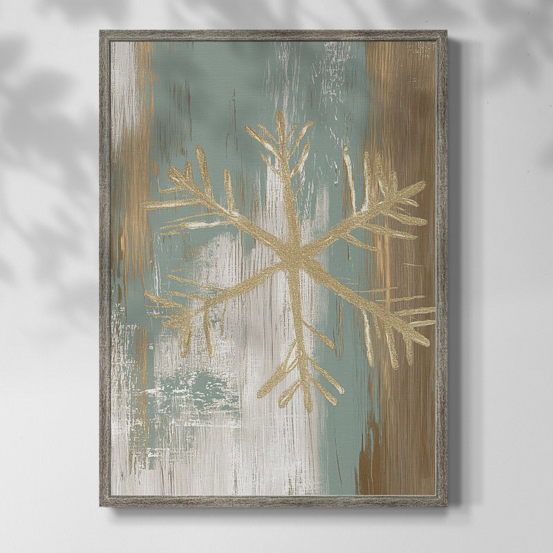 «Christmas Holiday Art» CLXV III, reproduction d'art encadrée - bois massif, H 30 po x l 24 po