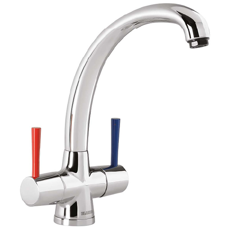 Focus Twin Lever Monobloc Tap