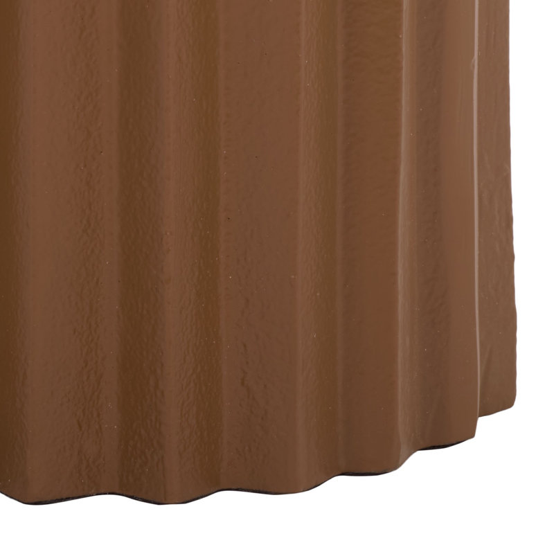 Table d'appoint Cindylyn, Brun et blanc
