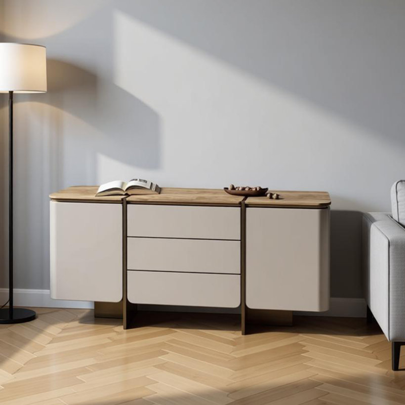Armoire d'entrée de style italien de luxe, H 27,55 po x l 62,99 po x P 15,75 po
