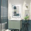 Miroir de salle de bain avec éclairage à DEL à intensité variable et miroir antibuée 3 couleurs Johnn-1598048530