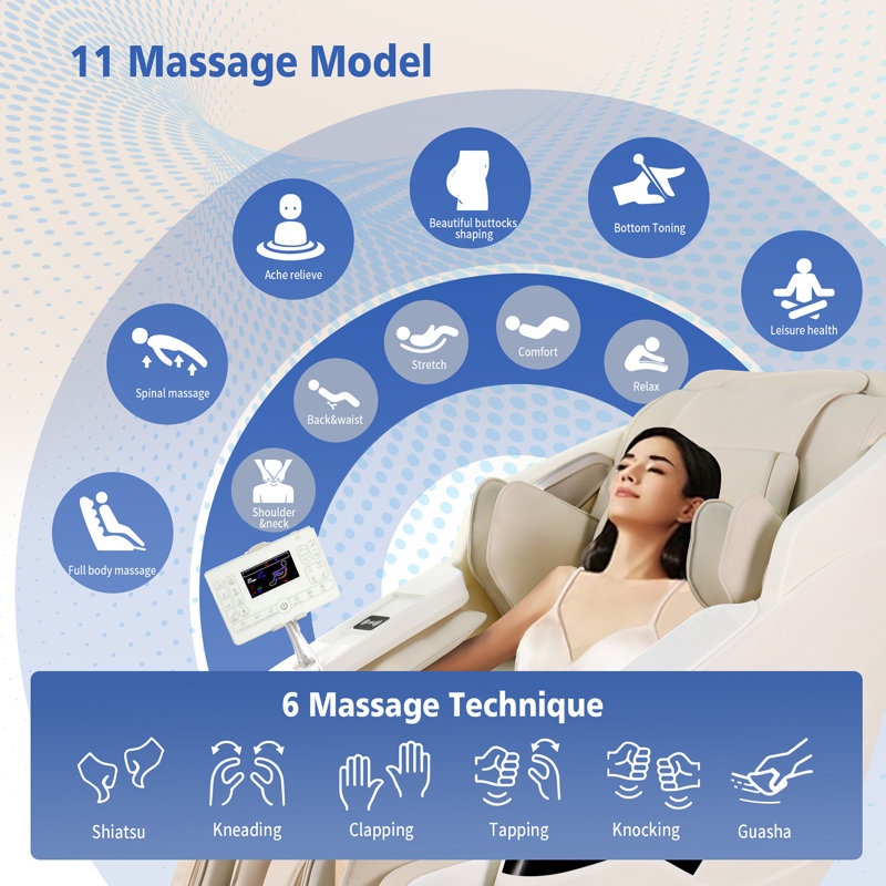 Fauteuil inclinable avec massage et massage sans fil