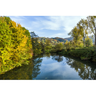 Altmuehl Valley With River by Meinzahn - Wrapped Canvas Print