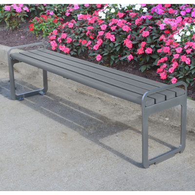 6ft Plaza Backless Bench by Frog Furnishings