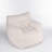 010-Soft Teddy Fabric Tufted Foam Bean Bag Chair With Teddy Fabric-621227352