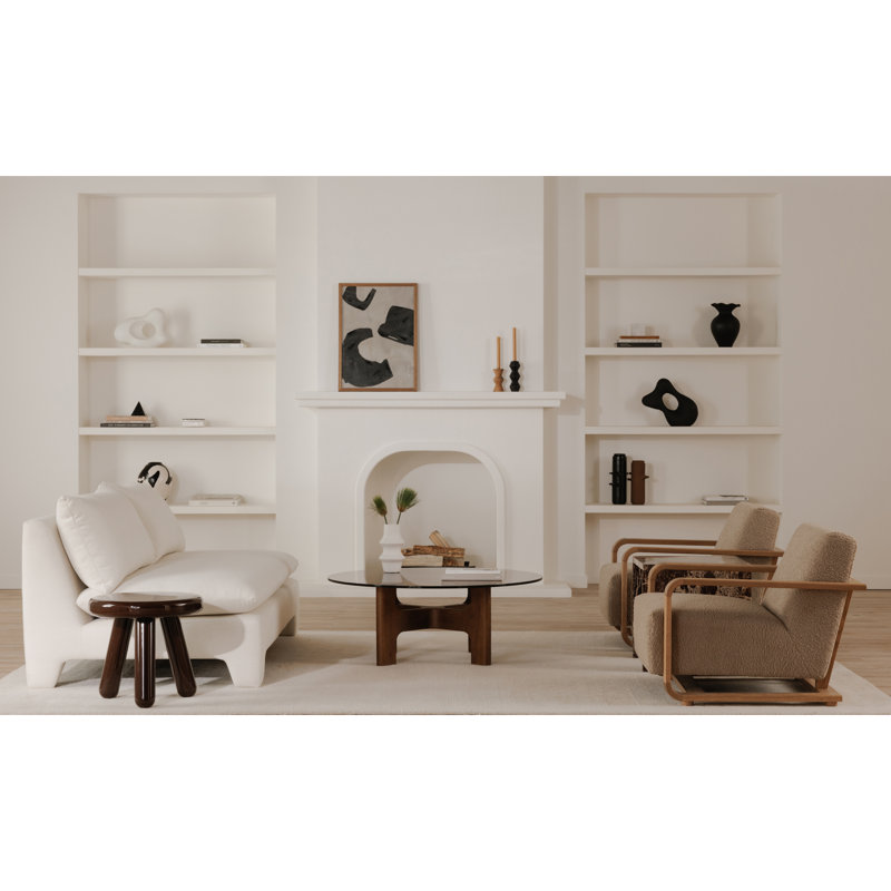 LUKE Glass Coffee Table