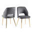 Chaises de salle à manger rembourrées Lunas-1226383739