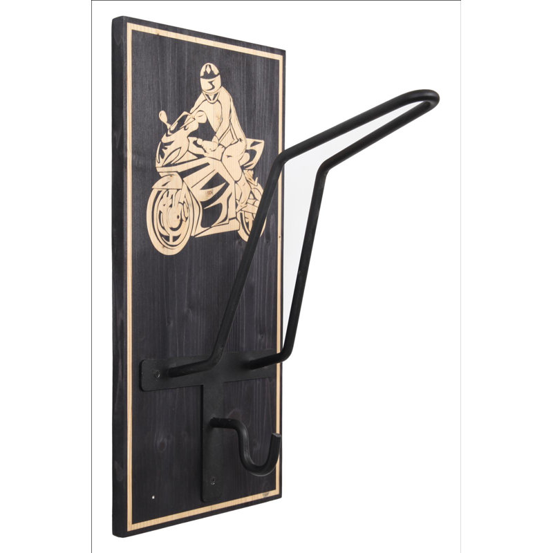 Solid Wood Wall Storage 3 - Hook Wall Mounted Coat Rack