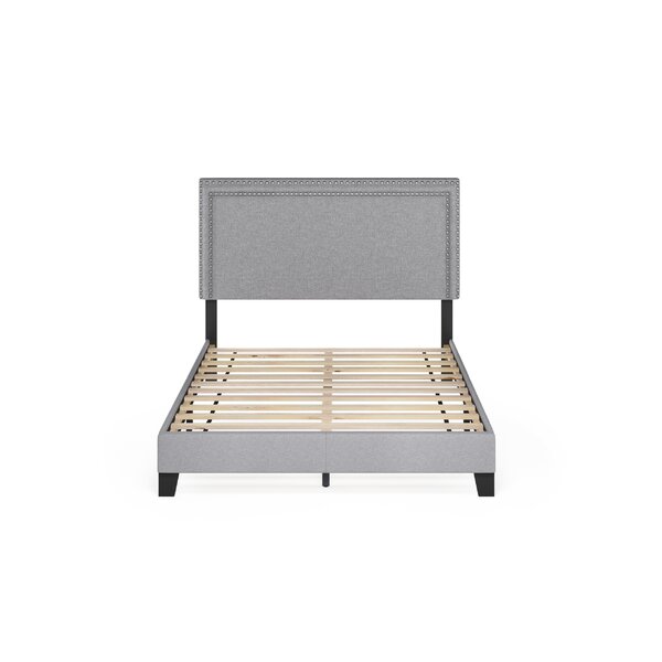 Winston Porter Carlester Upholstered Low Profile Platform Bed & Reviews ...