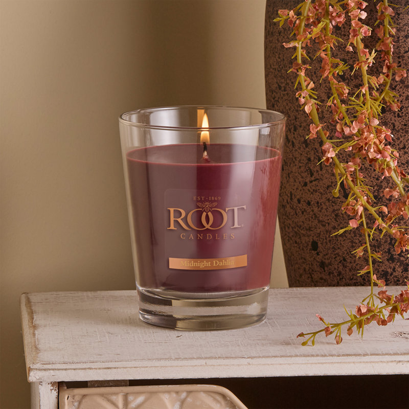 Midnight Dahlia Scented Jar Candle, 10.5 oz Jar