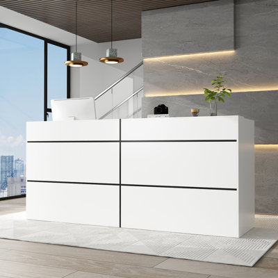 Bureau de réception au design moderne