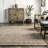 Winfield Katasha Checked Wool Brown Area Rug-314324470