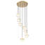 Lustre moderne doré 7 lumières-123223070