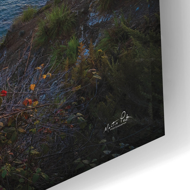 «Mcway Falls At Sunset» par Martin Podt, art mural en verre acrylique, 24 po x 16 po, H 16 po x l 24 po