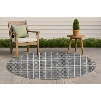 Tapis d'extérieur antidérapant Tally Blocks