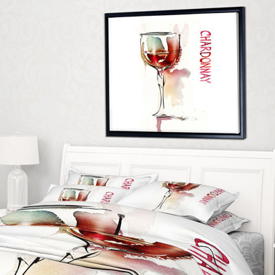 " Red Wine On White Background "