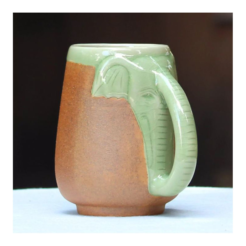Handmade Ceramic Coffee Mug, Brown