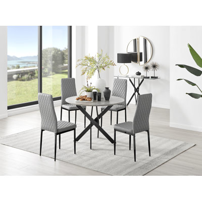 Eubanks 4 - Person Dining Set