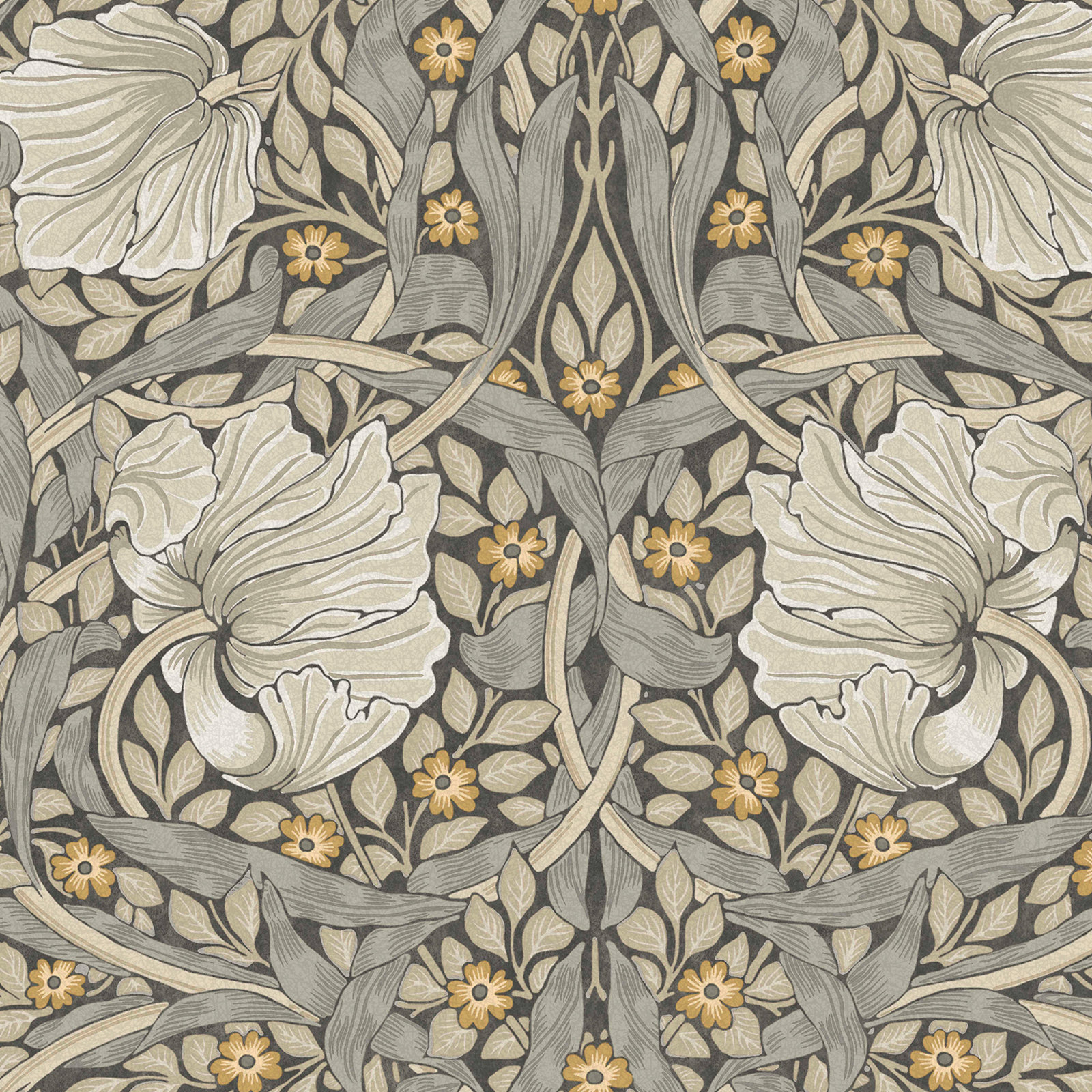 Nilda Floral Wallpaper, Pimpernel Grey