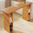 2-Person Brown Rectangular Solid Wood Bar Table Sets