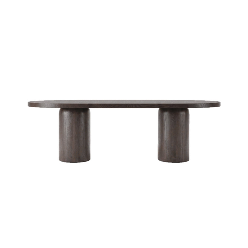 Beavercreek Oval Dining Table, Dark Brown, 30"H x 95.75"L x 43.5"W