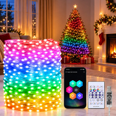 65.5 in. Indoor Plug-in String Lights