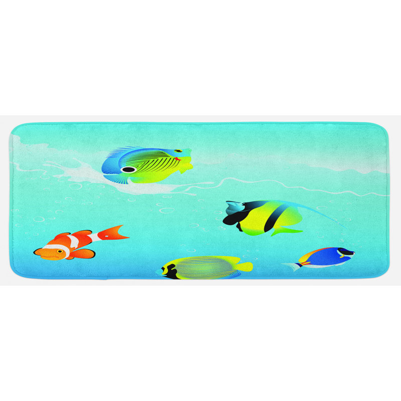 Tapis de cuisine ocean