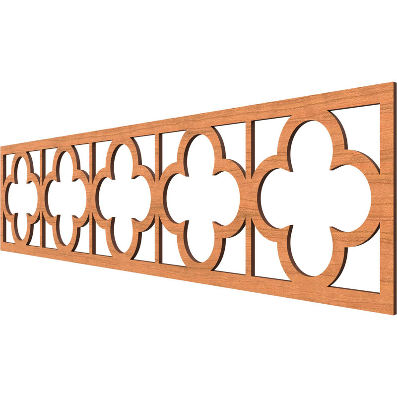 Moulure à panneau Woodall, Cerisier, H 12 po x l 47 po x P 0,375 po