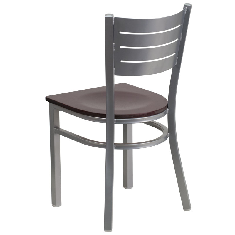 Chaise de restaurant Elkton, Acajou