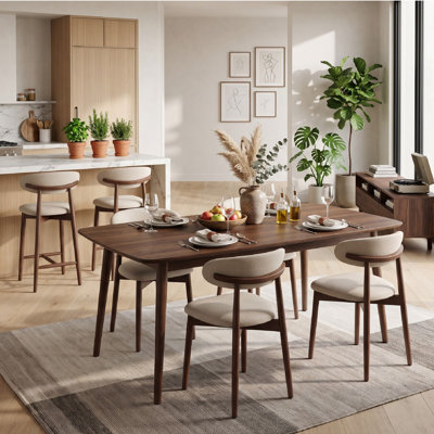 Ensemble de 6 chaises de salle à manger et tabourets de bar COLAMY NOYA