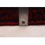 Tapis de couloir noir en laine 4 pi 2 po x 11 pi 2 po Konya