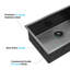 Évier de cuisine encastrable 33 po x 19 po x 10 po en acier inoxydable T304