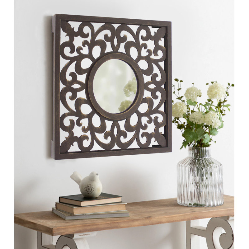 Holm Wood Wall Mirror