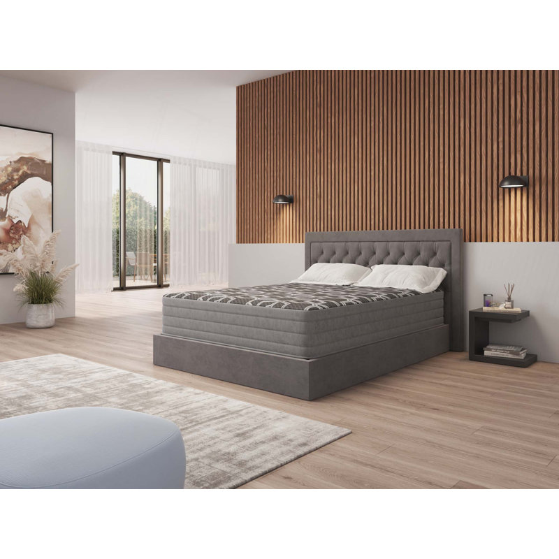 12" Smooth Top Hybrid Medium Plush Mattress, Queen