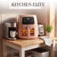 Friteuse à air numérique 5,5 pte Kitchen Elite, cuisinière de comptoir avec écran DEL, pêche
