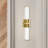 Izzabelle Modern Gold Vanity Light/Wall Light with Glass Shade for Bedroom Bathroom-1417268989