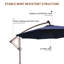 Aya-Rose 114.96'' Lighted Cantilever Umbrella-272200960
