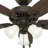 42" Builder 5 - Blade Standard Ceiling Fan with Pull Chain and Light Kit Included-23681180
