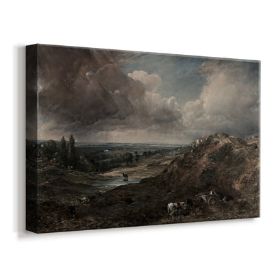 Branch Hill Pond, Hampstead Heath-John Constable-Gallery Wrapped Canvas-c. 1824–1828