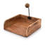Porte-serviette rustique en bois de style campagnard