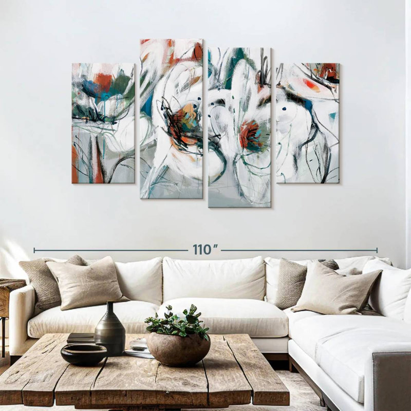 Avery Winter Dance, 54" H x 84" W