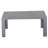 Aliyha Square Metal Outdoor Coffee Table , 34.2'' in. W 34.2'' in. D