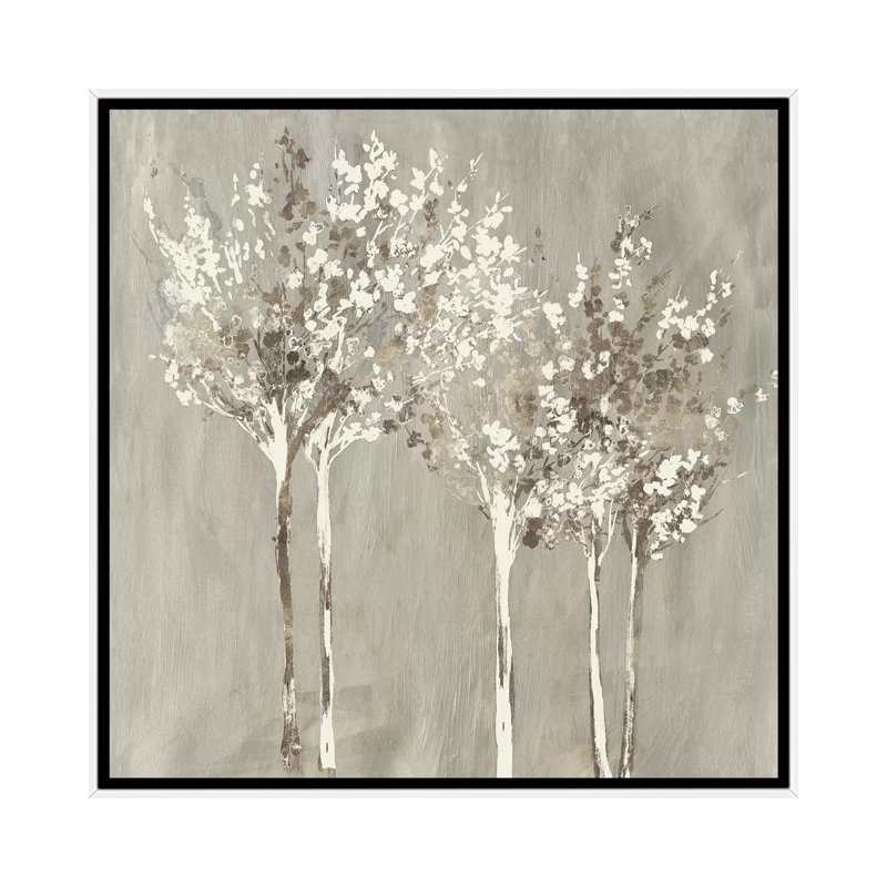 " Dusky " by Allison Pearce, White Framed Canvas, No Mat, 18" H x 18" W x 1.5" D