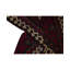 Hand-Knotted High-Quality Red and Black Area Rug