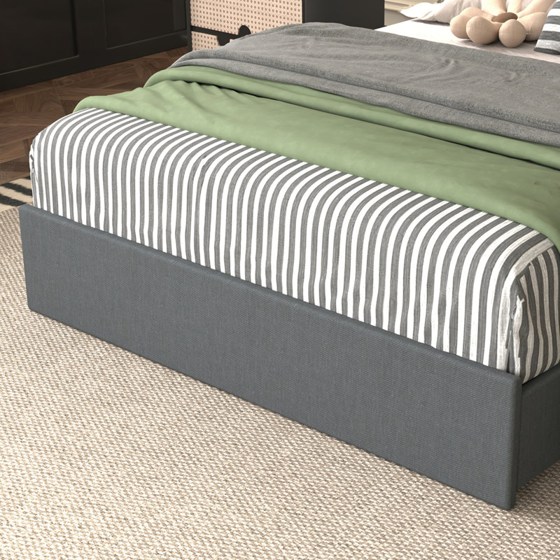Bed Frame with 4 Storage Drawers, Queen