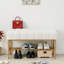 Banc de rangement rembourré Modern Linen