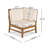 CORNER CHAIR, CREAM