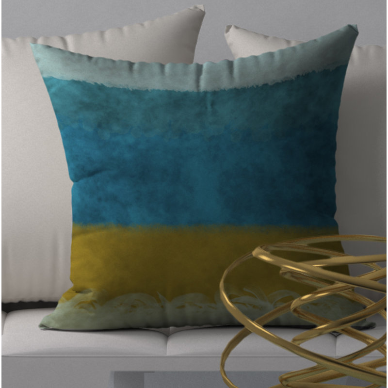 Housse de coussin décorative carrée pure éblouissante et insert, 20 po x 20 po