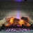 28 Inch  Electric Fireplace Insert, Multicolored Flames